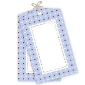 Sambellina Blue with Multi Polka Dot Party Tags - 12 Pkt