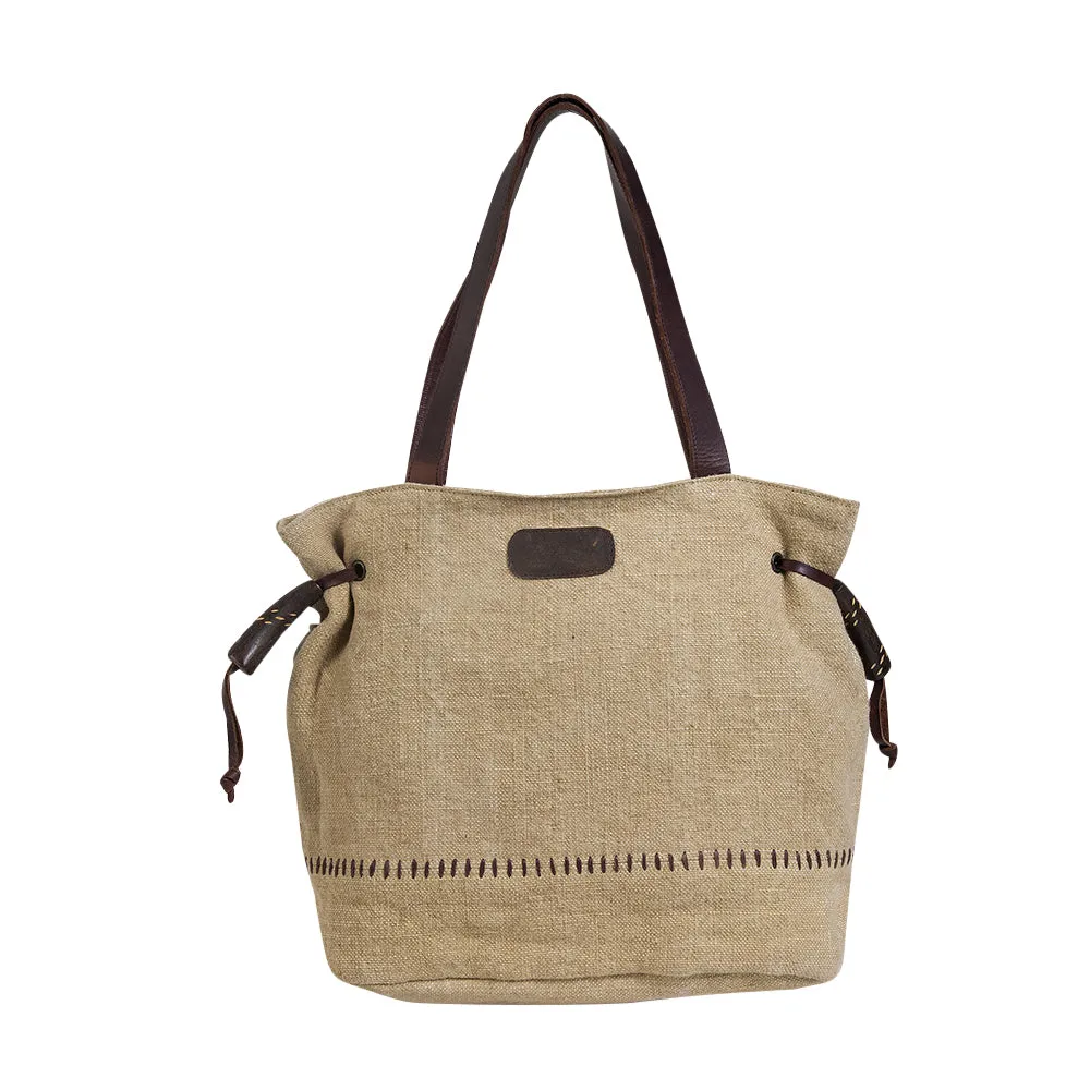 Sel de Mer Gathered Strap Tote Bag