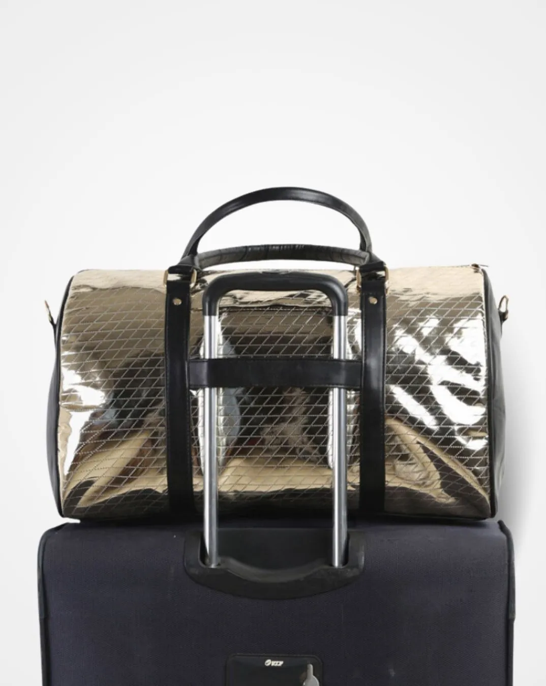 SHIMMER SILVER CABIN BAG - CARRY-ON LUGGAGE