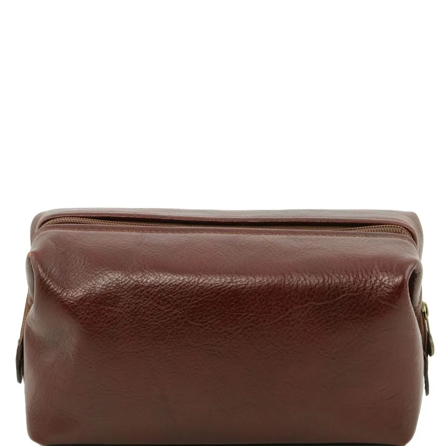 Smarty Small Leather Toiletry Bag