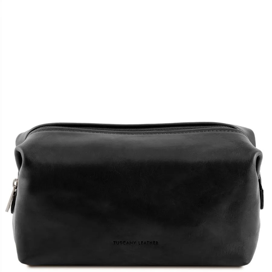 Smarty Small Leather Toiletry Bag