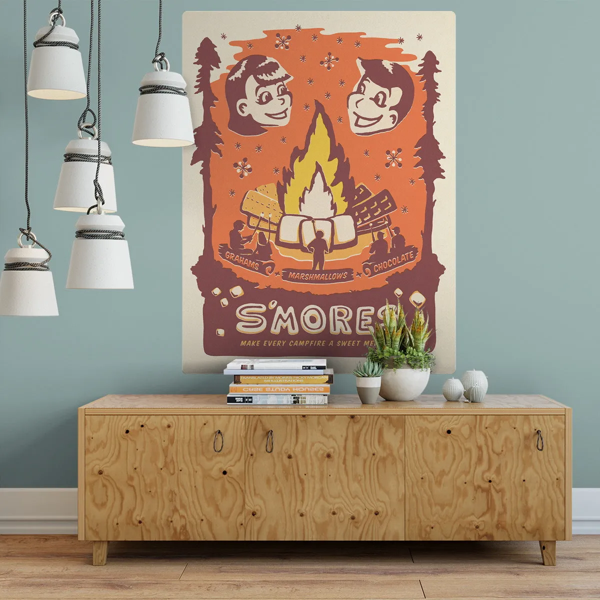 Smores Kids Camping Decal