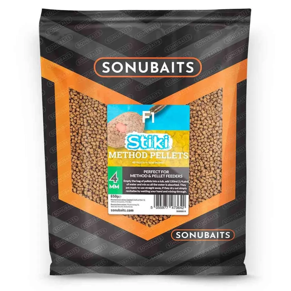 Sonubaits F1 Stiki Method Pellets 650g