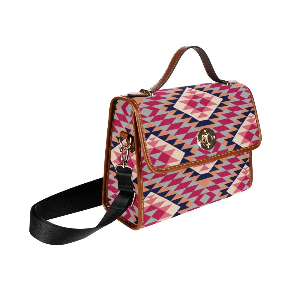 Southwest Vista Waterproof Canvas Handbag