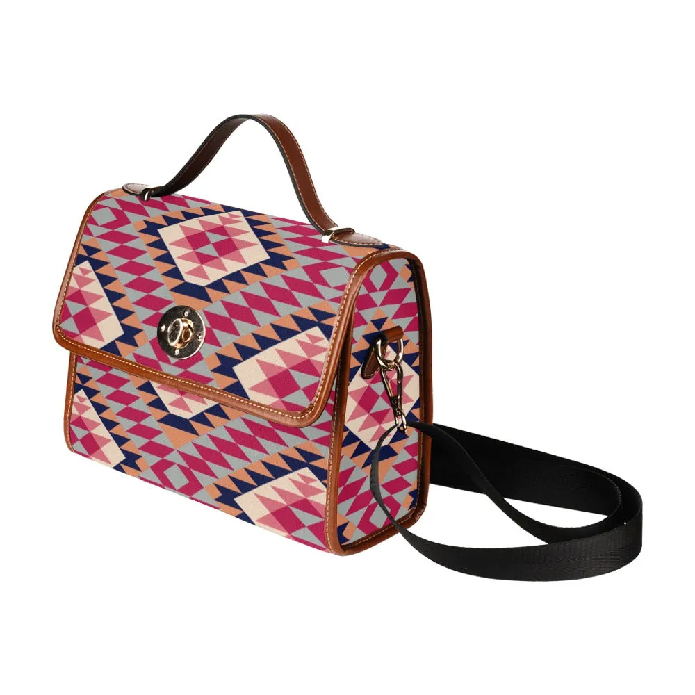 Southwest Vista Waterproof Canvas Handbag