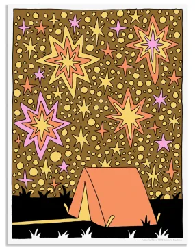 Stardust Screen Print by Clay Hickson