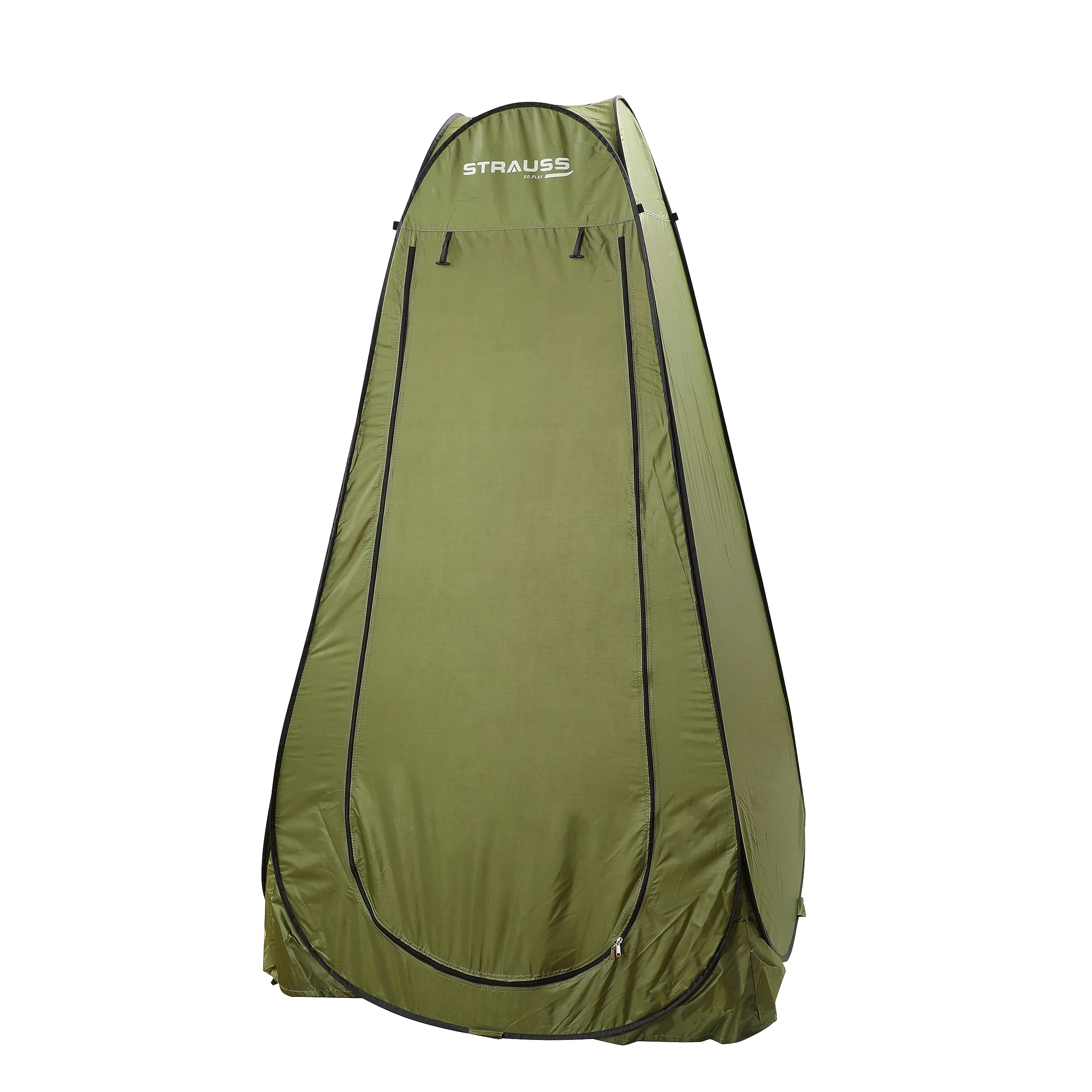 STRAUSS Polyester Portable Pop Up Cloth Changing Tent Or Toilet Tent For Camping, Beach Shower, Clothes Changing, Dressing Room For Travelling Outdoor Privacy Tent With Carry Bag 1 Person,(Green)