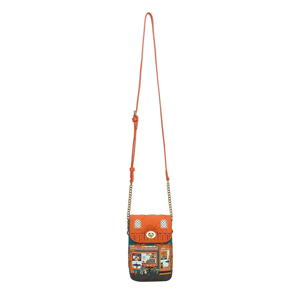 Sugar and Spice Coffee Shop Phone Pouch