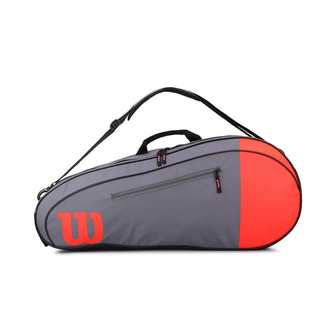 Tennis Bag Team 6PK  -Red/Gray