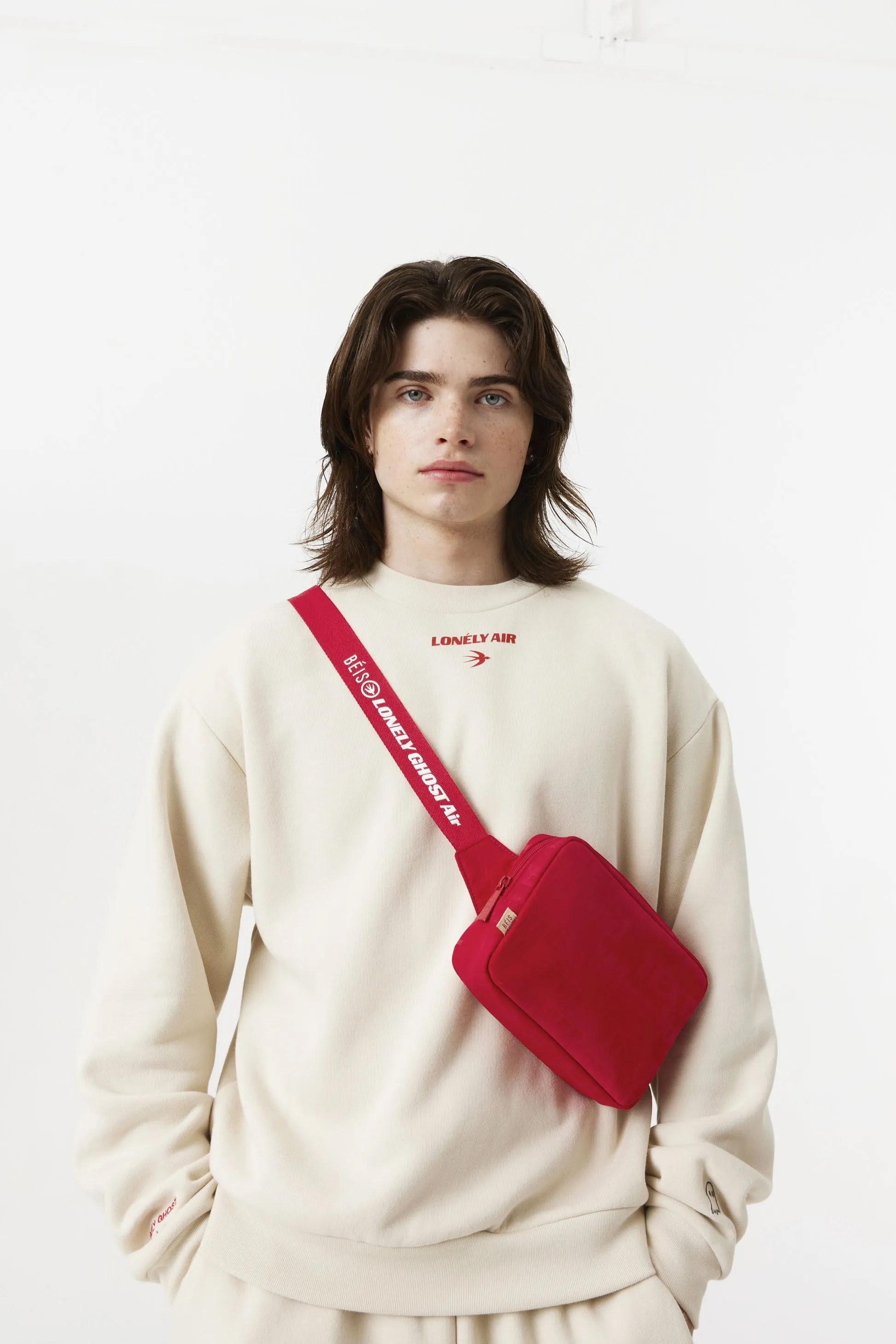 The Belt Bag in Text Me Red