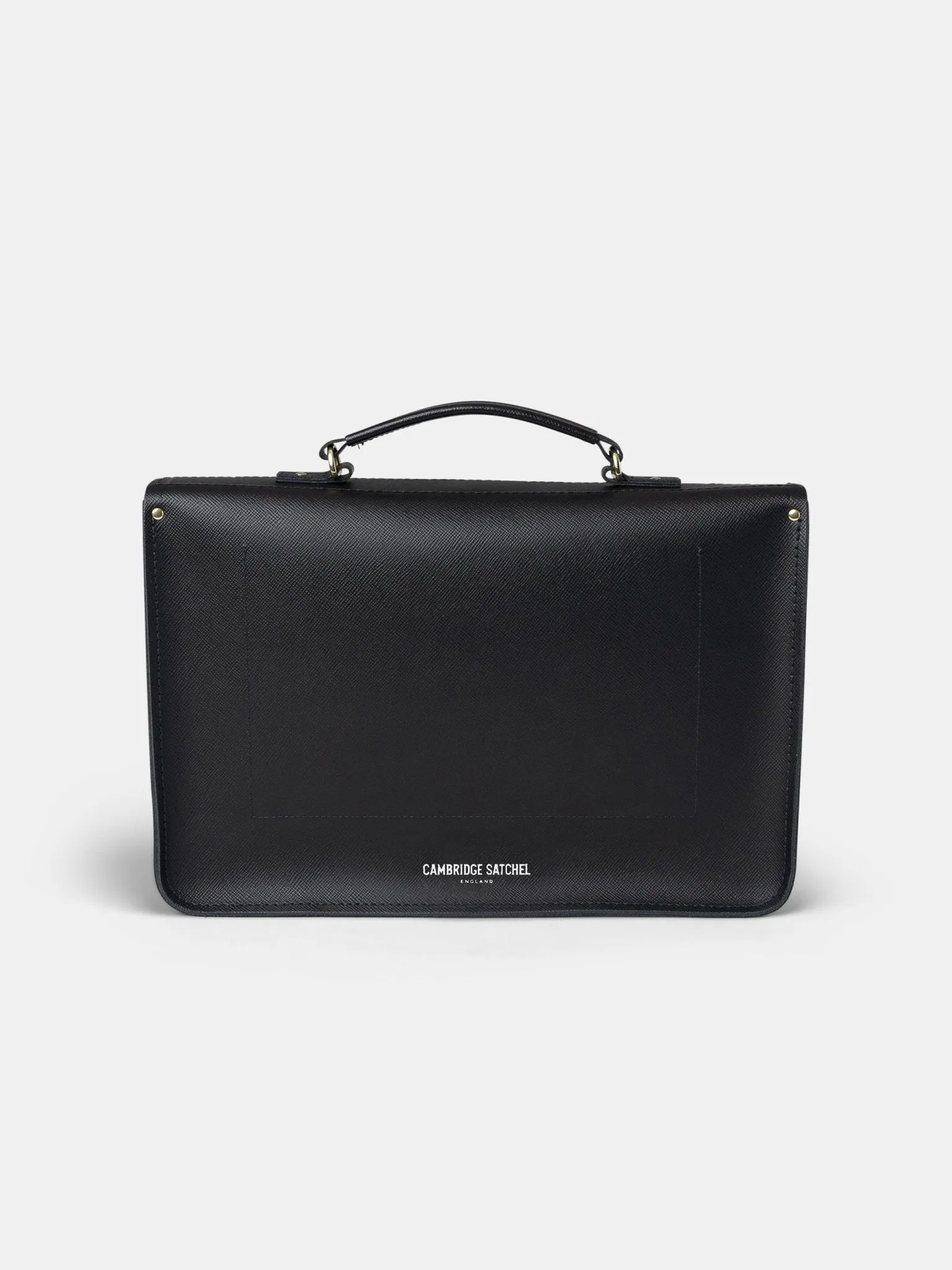 The Briefcase -  Black Saffiano