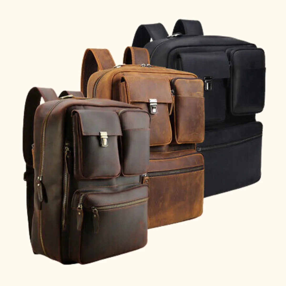 The Bucking Bronco – Leather Travel Briefcase