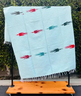 THUNDERBIRD THROW BLANKET - MINT