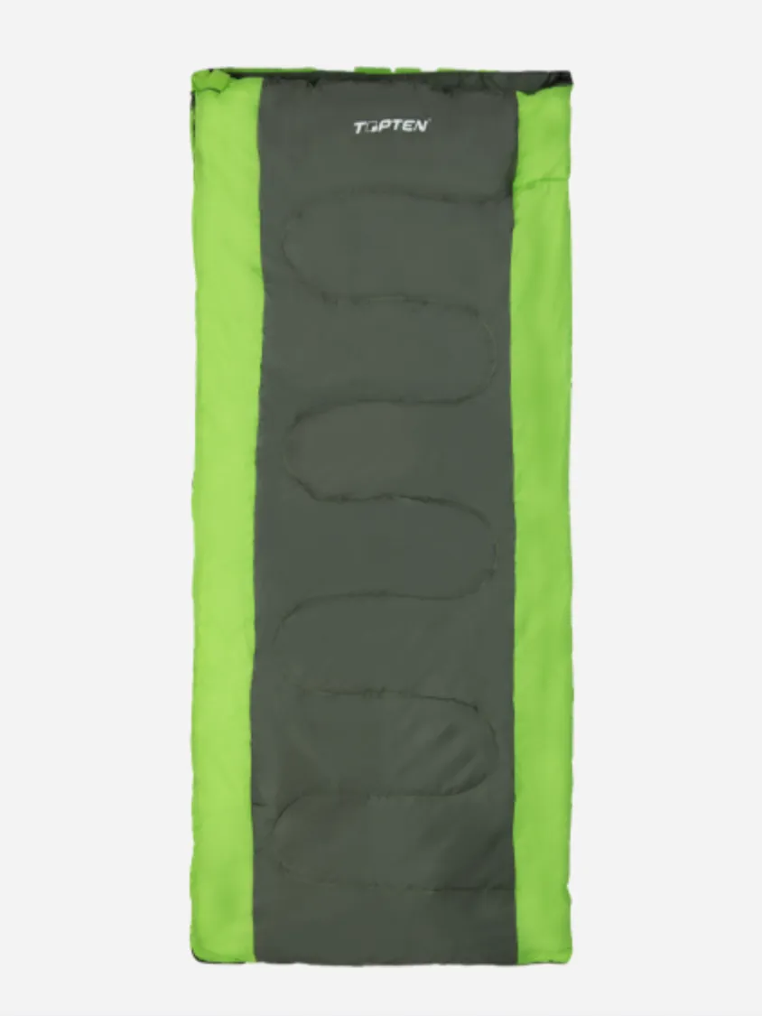 Topten Camping Rd-Sb01B Camping Sleeping Bag Dark Green/Lime