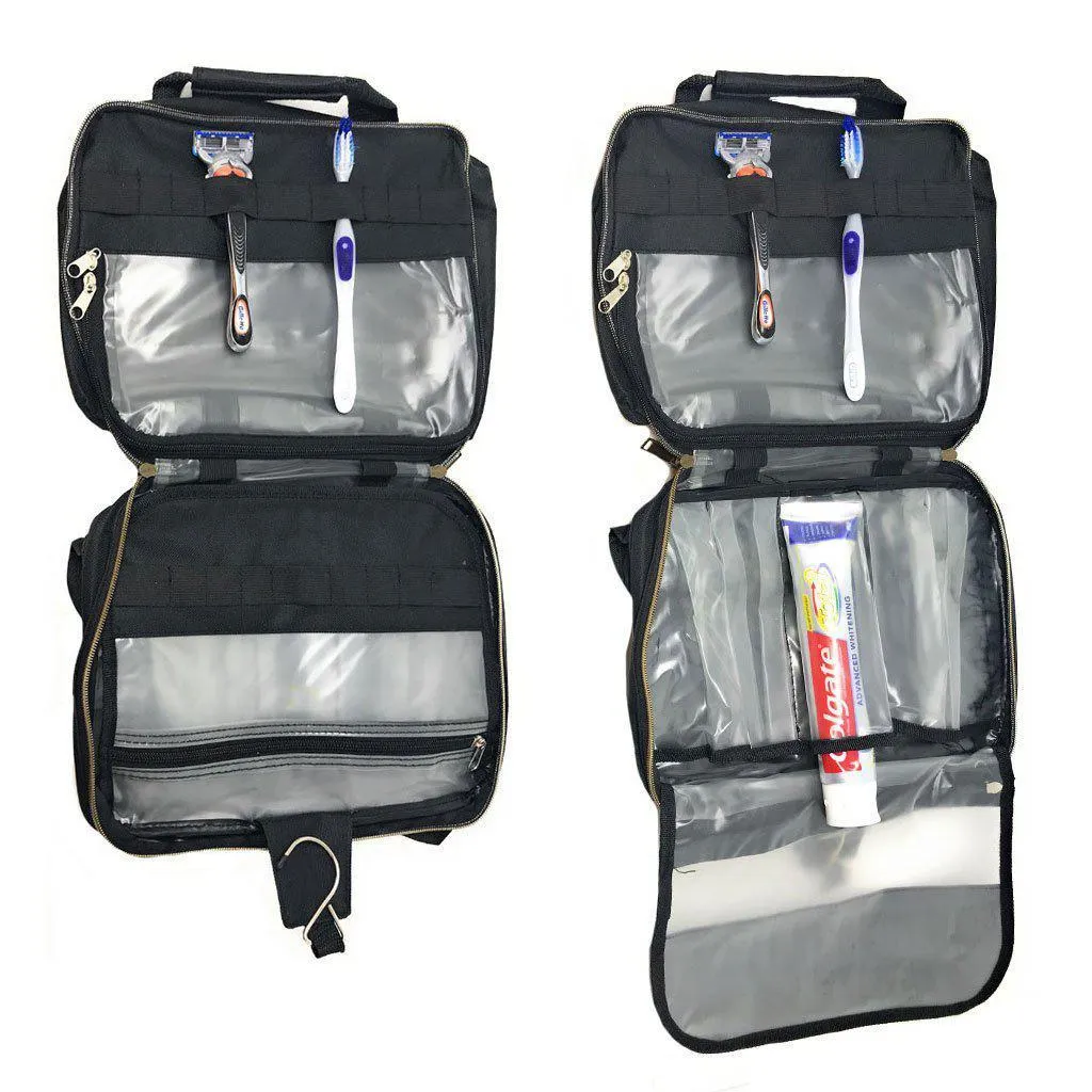 Travel Kit Organizer Bag Accessories Bathroom Cosmetics Toiletry Pouch Carry-On Purse