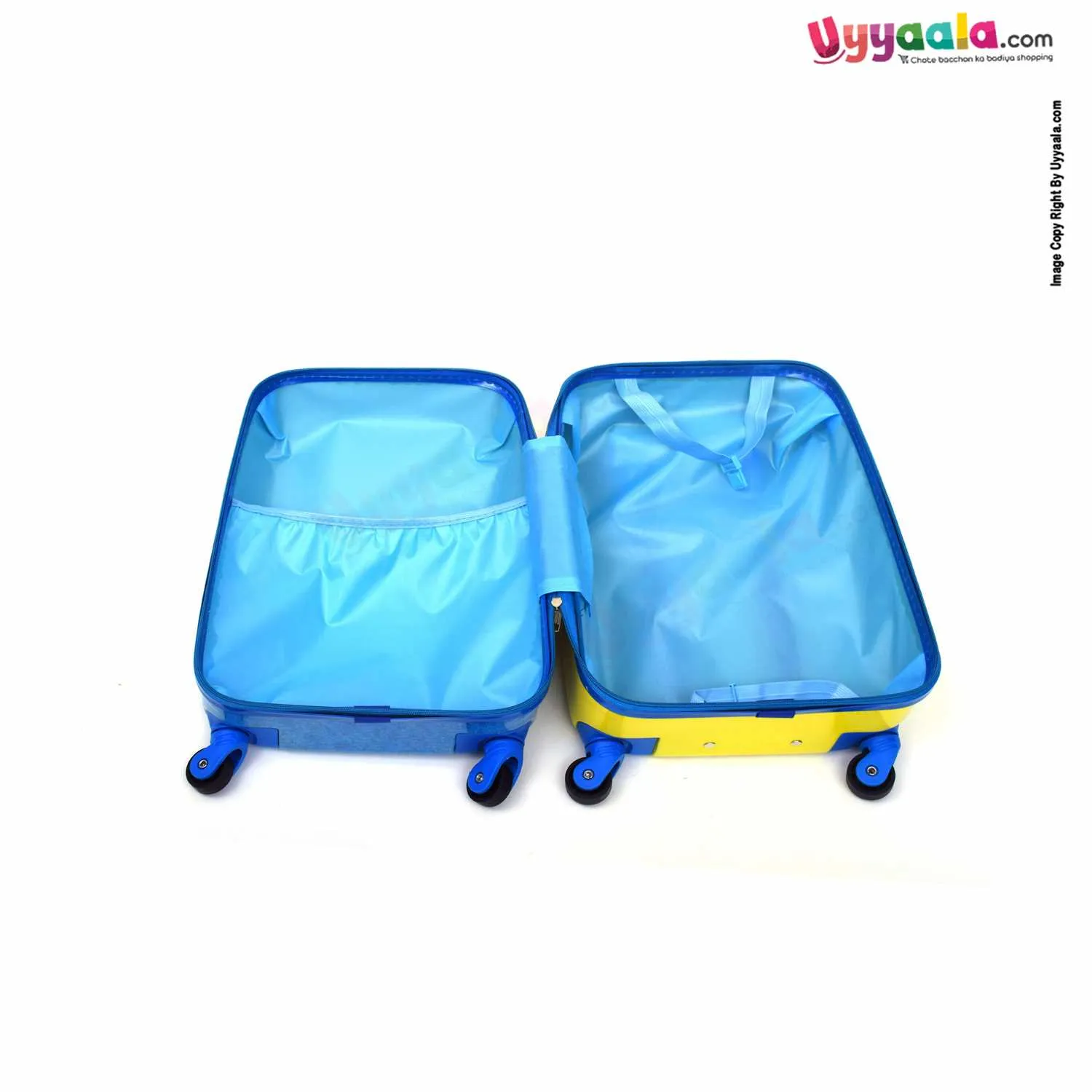 Travel Trolley Bag for Kids with Minion Print 18 Inches - Yellow