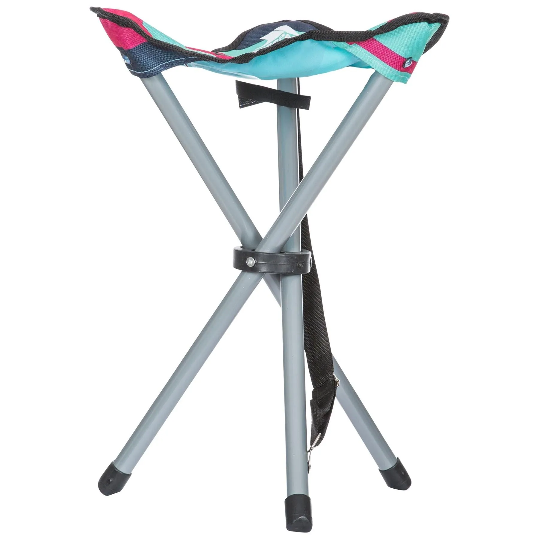 Trespass Ritchie Camping Fishing Folding Tripod Stool Seat Chair   Carrying Bag