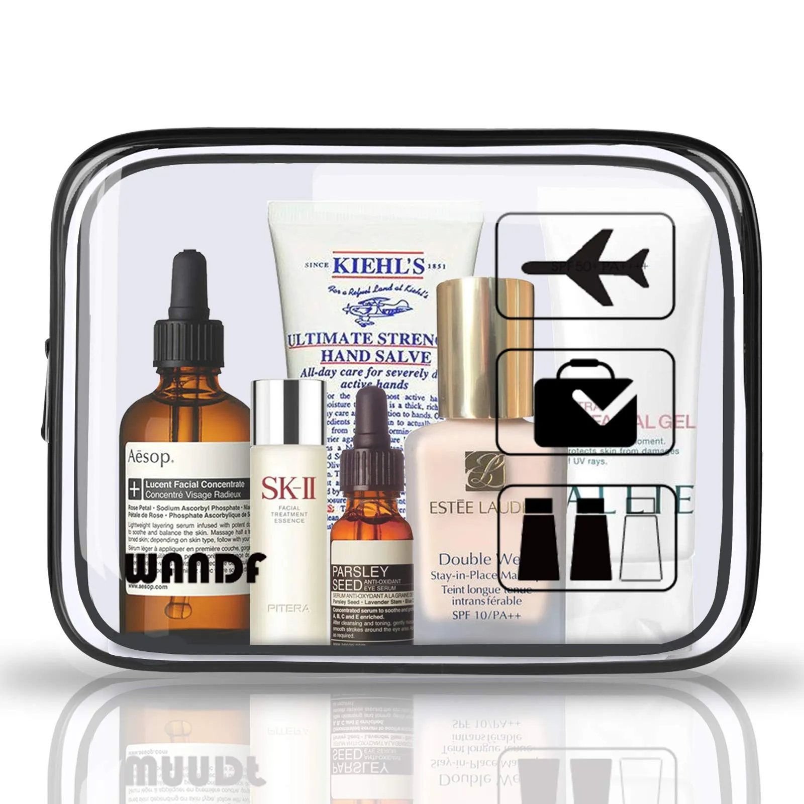 TSA Approved Clear Travel Toiletry Bag