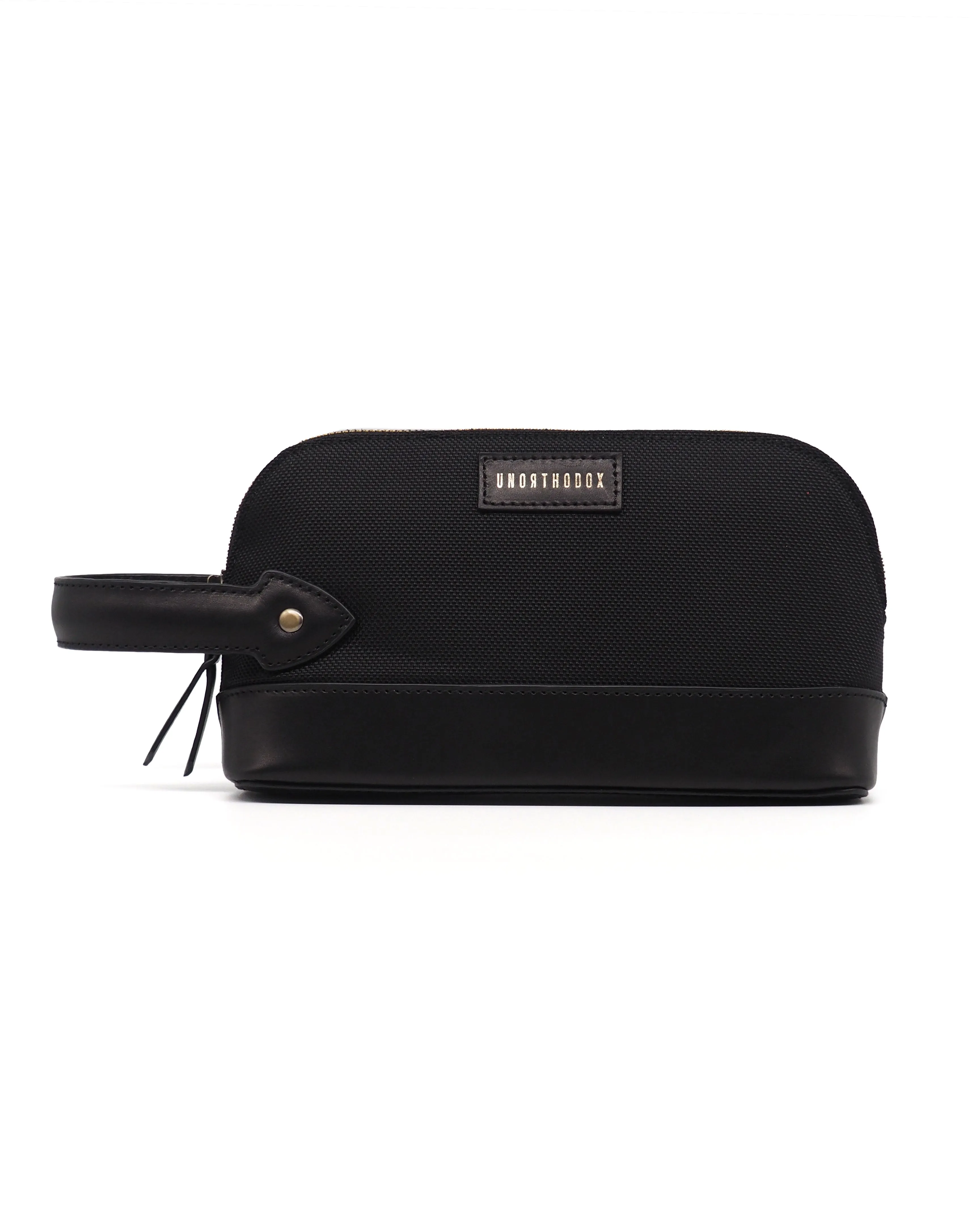 Two-Tone Nylon Dopp Kit (Black)