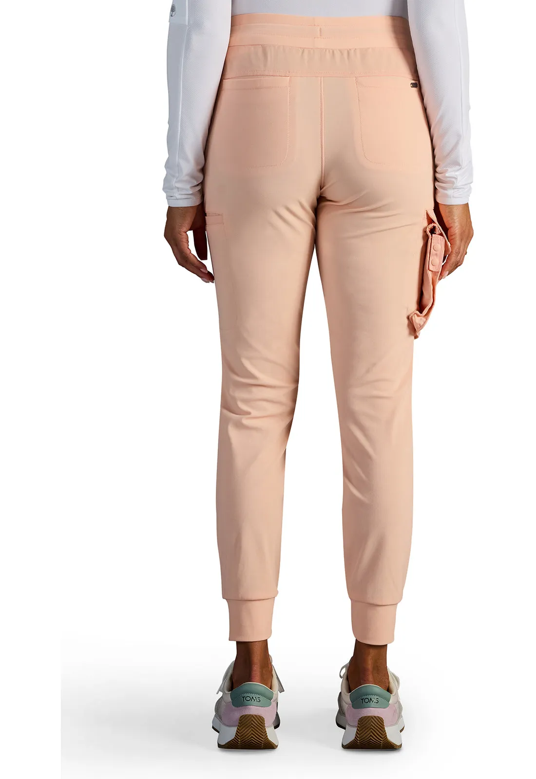 Vanessa Mid Rise Jogger by Healing Hands(X DR KWANE) XS-2XL/ Peach Cloud