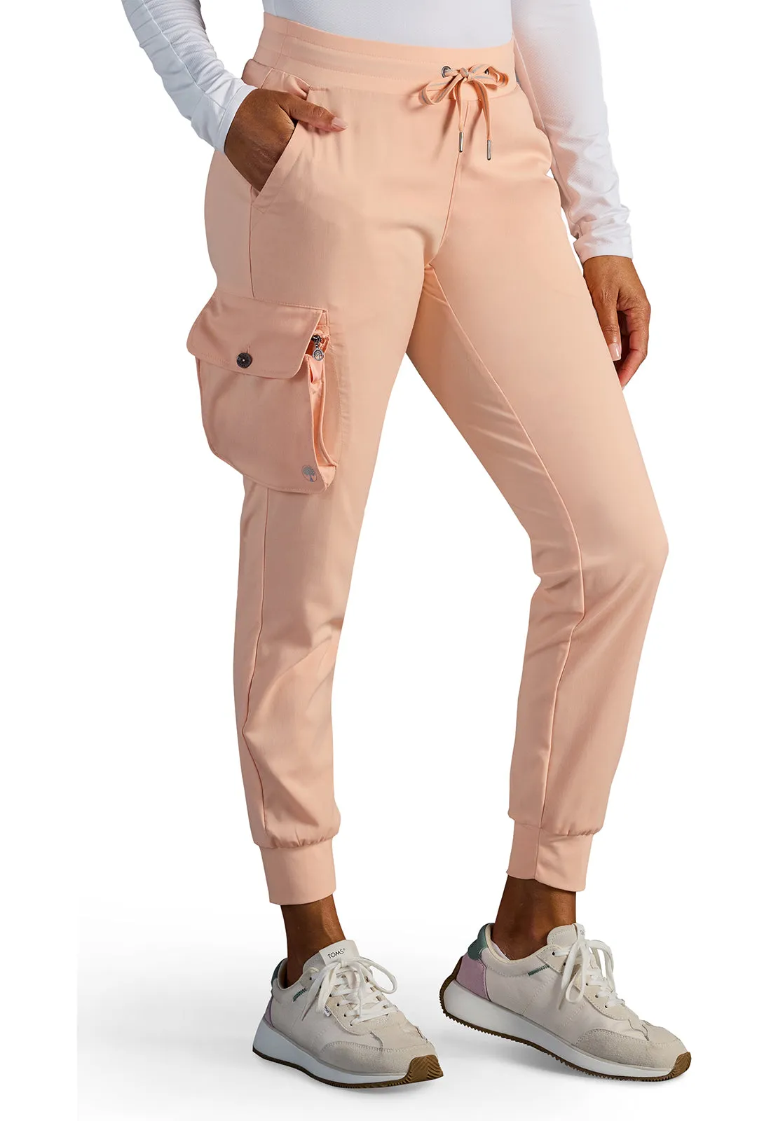 Vanessa Mid Rise Jogger by Healing Hands(X DR KWANE) XS-2XL/ Peach Cloud