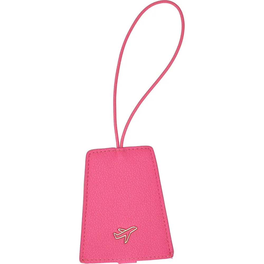 Vanity Luggage Tag - Hot Pink