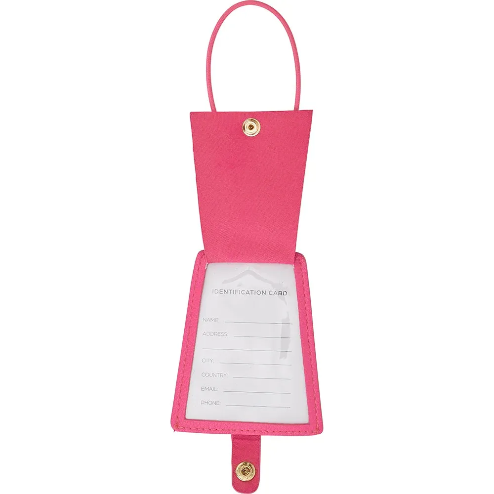 Vanity Luggage Tag - Hot Pink