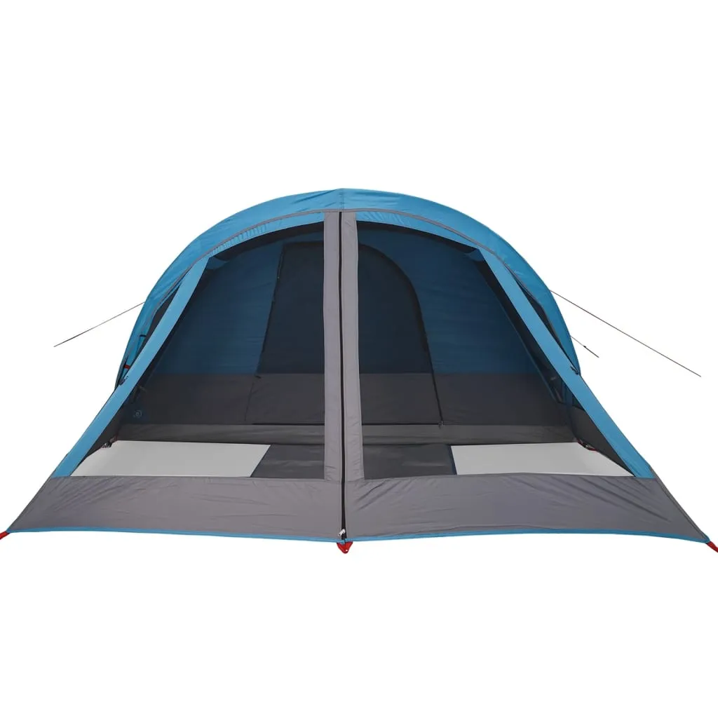 vidaXL Camping Tent Cabin 4-Person Blue Waterproof