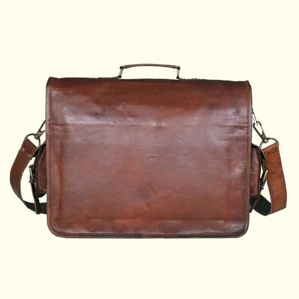 Vintage Leather Briefcase Bag