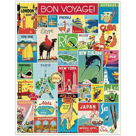 Vintage Travel Puzzle