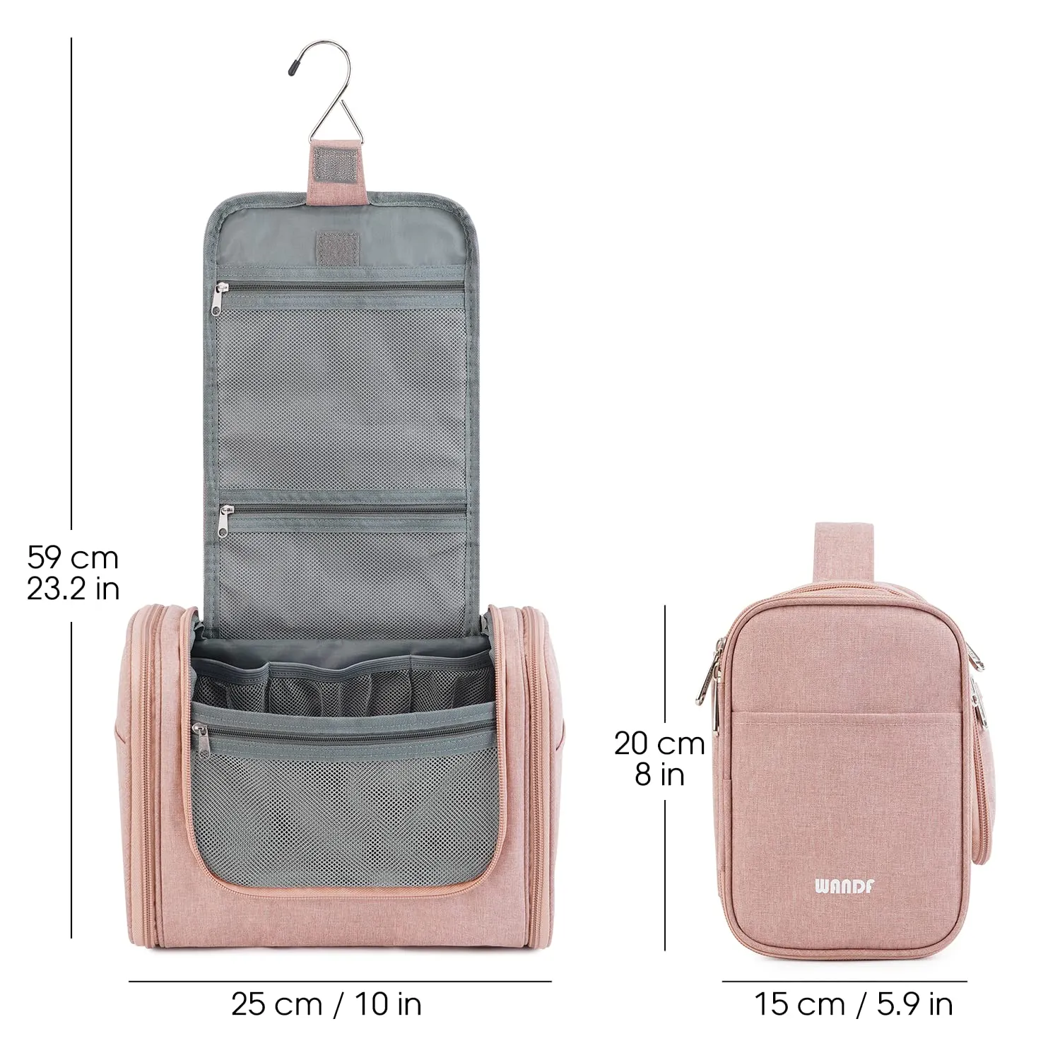 WANDF Large Hanging Travel Cosmetic Toiletry Bag - WF5137