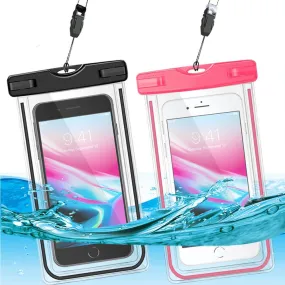 Waterproof Phone Case For Swimming Underwater Surfers Universal Waterproof Pouch Funda Bag For Smartphone Size 4''-6.5'' Cases