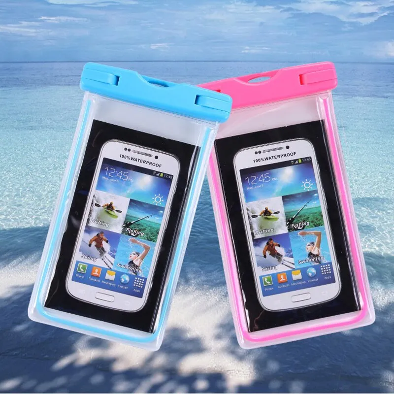 Waterproof Phone Case For Swimming Underwater Surfers Universal Waterproof Pouch Funda Bag For Smartphone Size 4''-6.5'' Cases