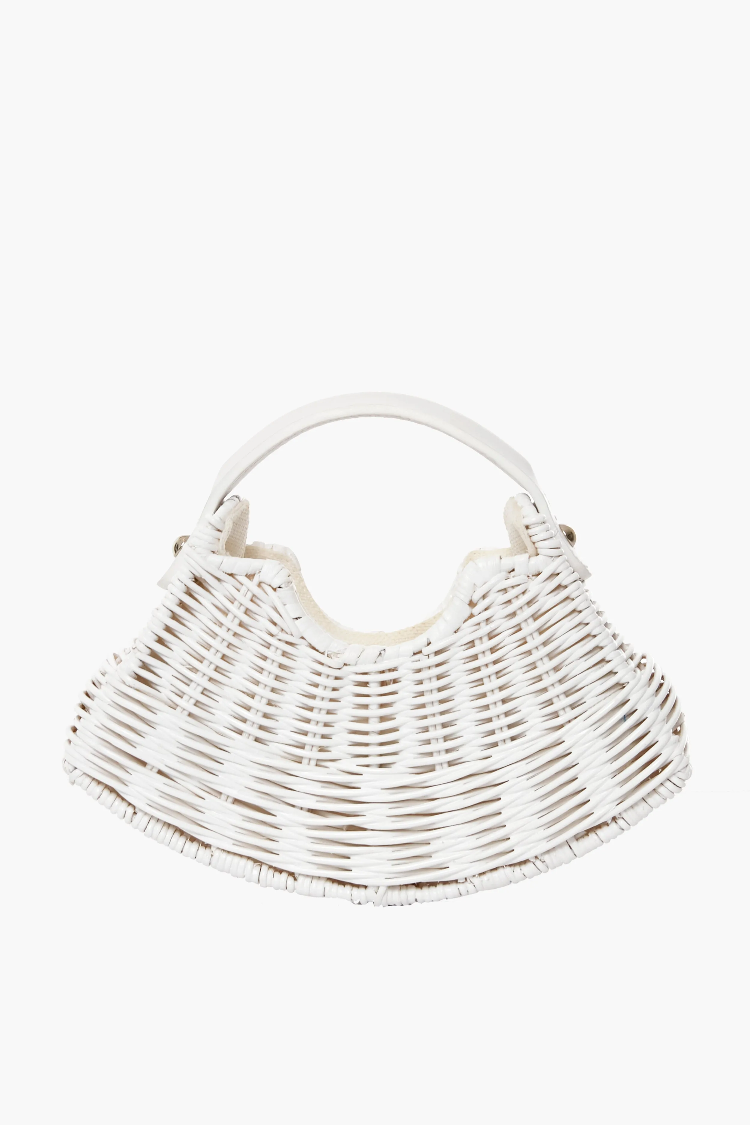 White Mini Fan Bag