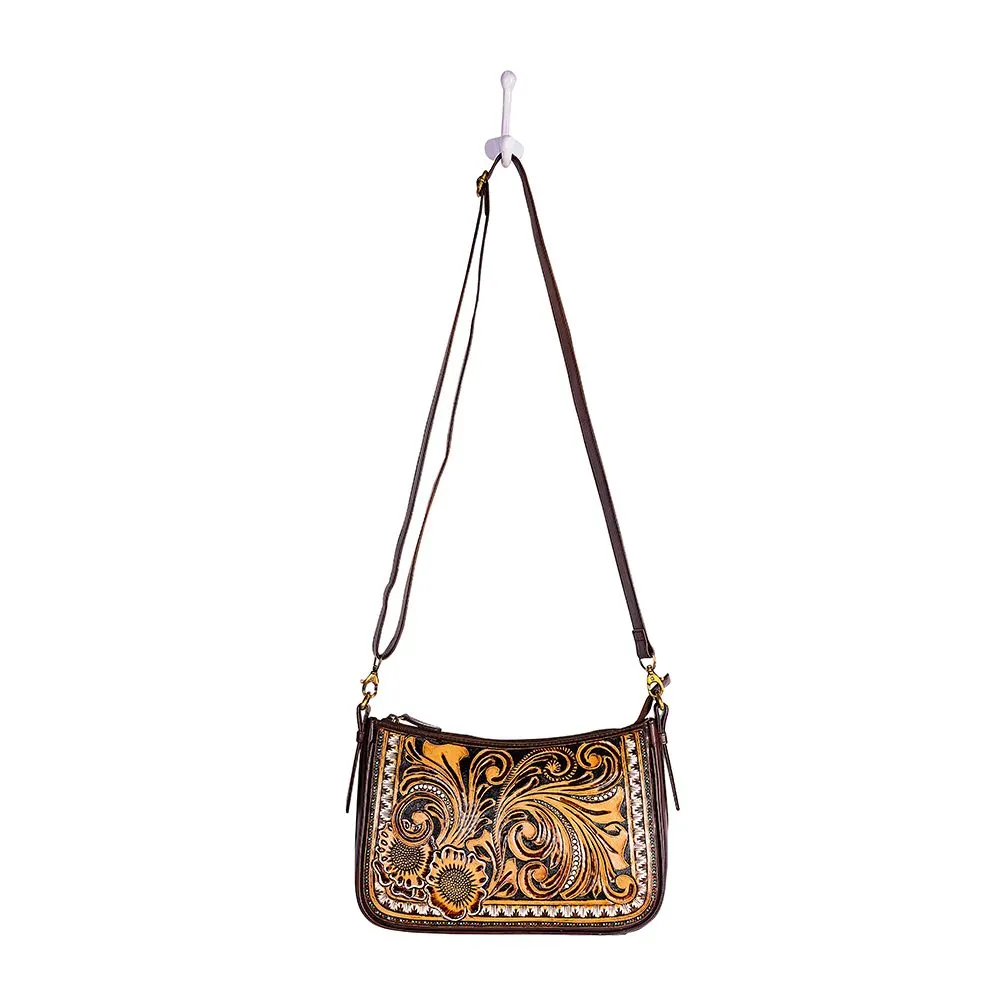 Whitley Way Hand Tooled Bag