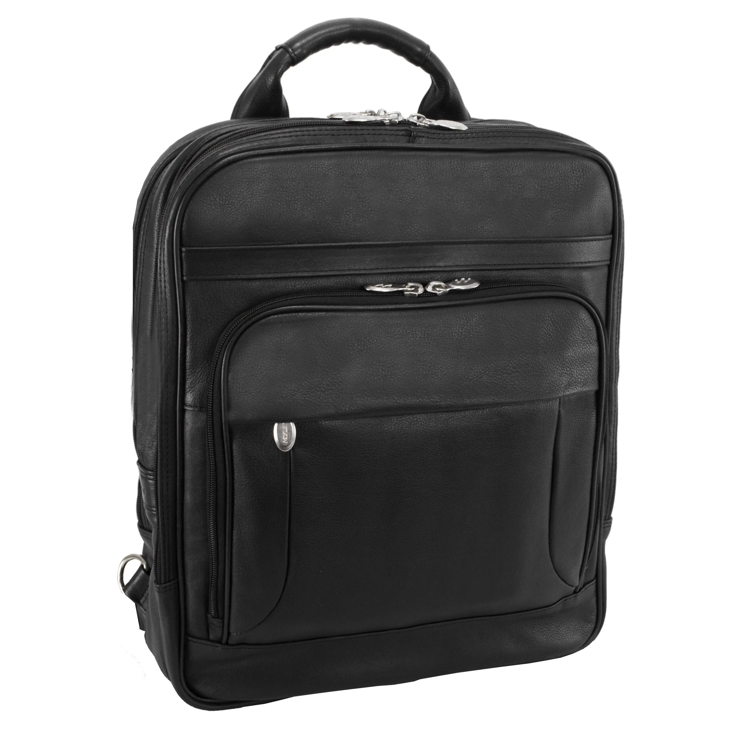 WICKER PARK | 17” Leather Detachable-Wheeled 3-Way Laptop Case