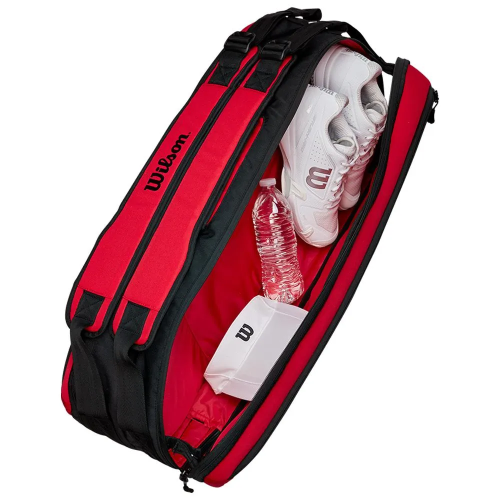 Wilson Super Tour Clash 6 Pack - Red/Black