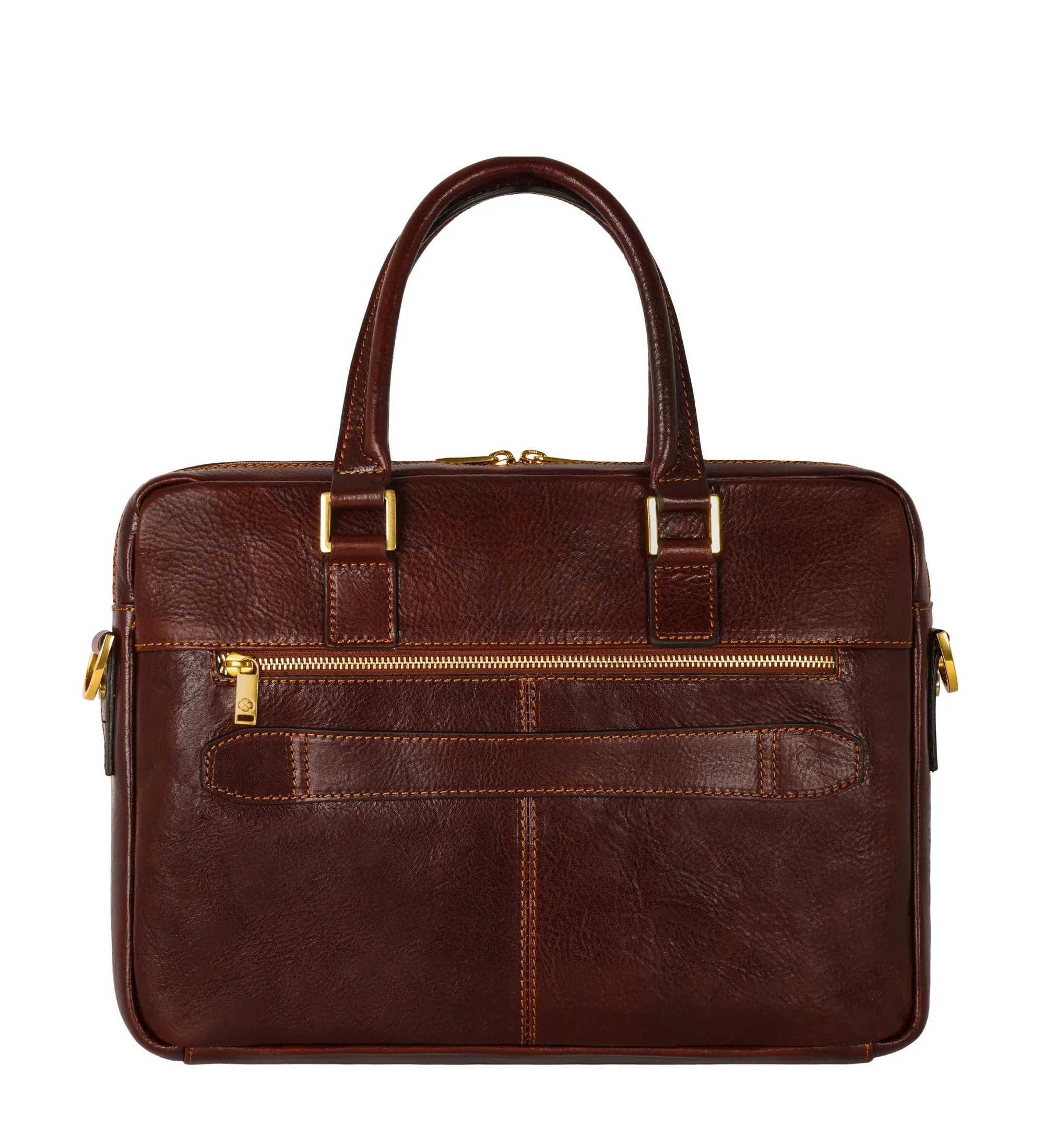 Womens Leather Briefcase Laptop Bag - Orlando