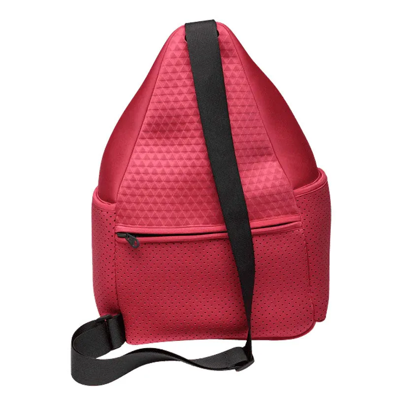 Women`s Neoprene Pickleball Sling Bag Coral