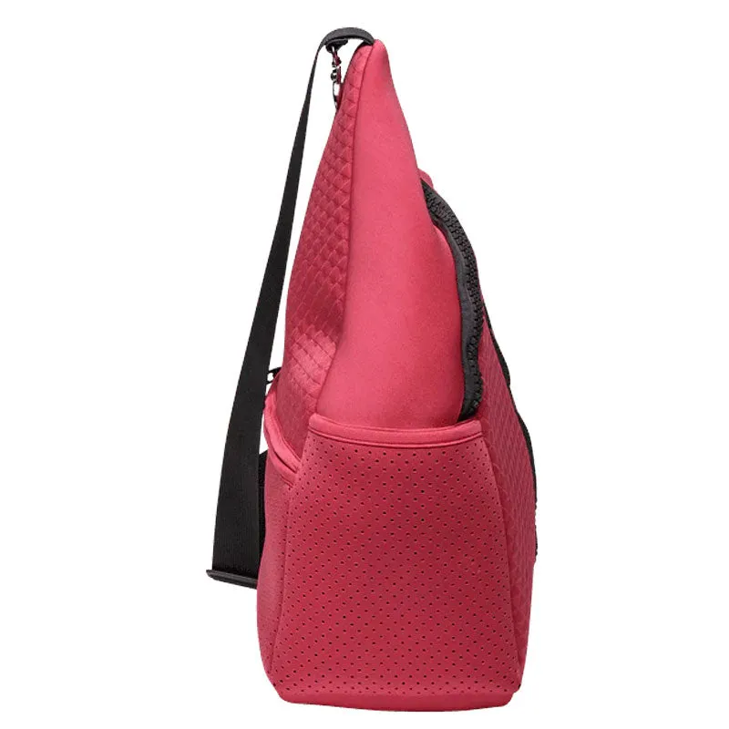 Women`s Neoprene Pickleball Sling Bag Coral