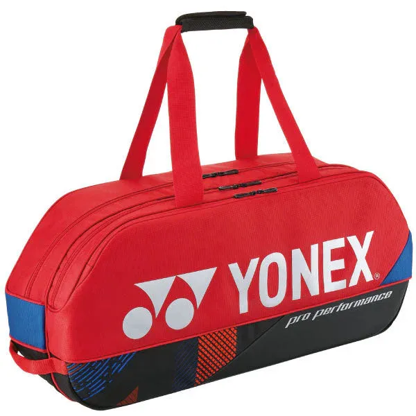 Yonex Pro Tournament Racquet Bag (6PC) BA92431WEX Scarlet Red