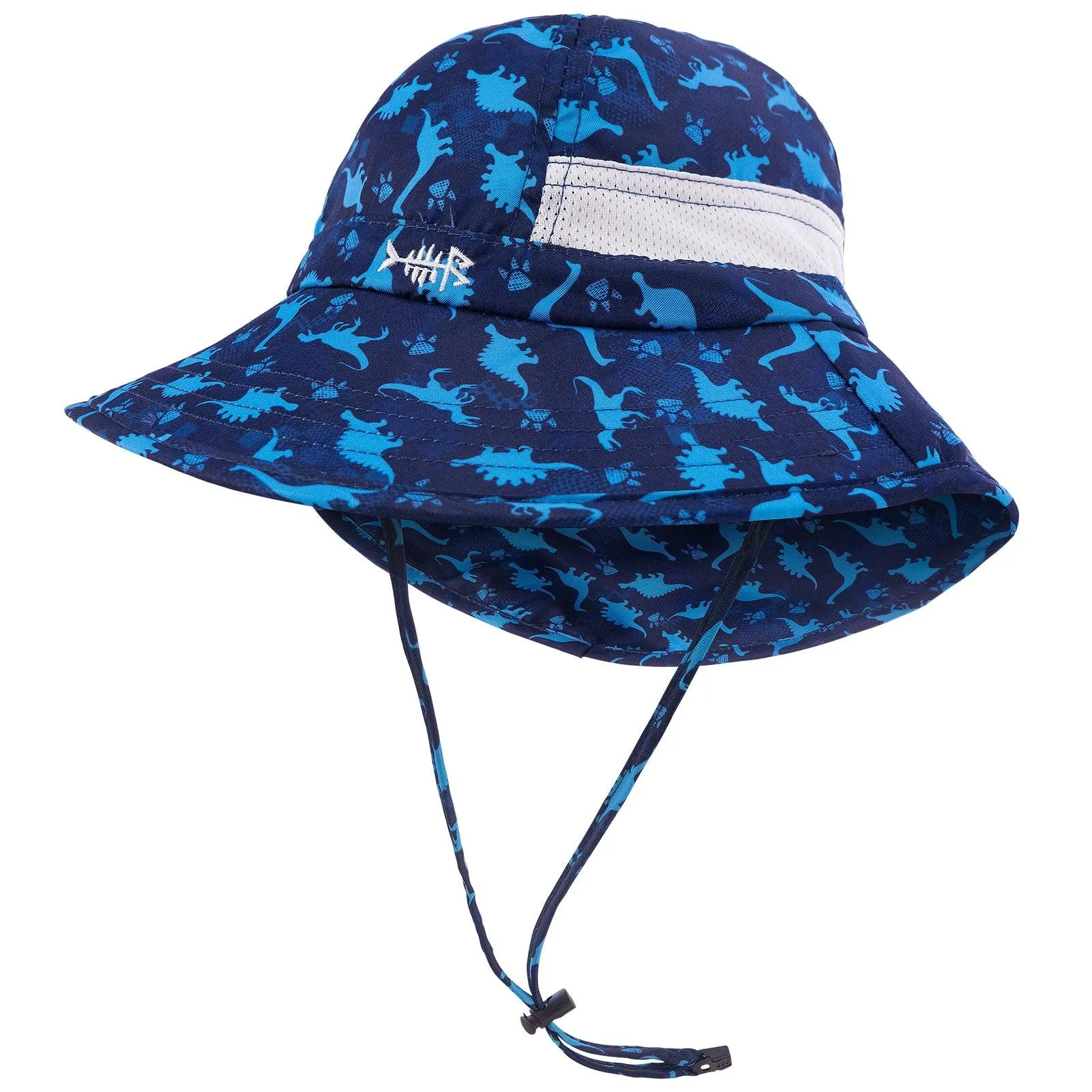 Youth UPF 50  Sun Hat with Wide Brim Neck Flap Mesh Vent