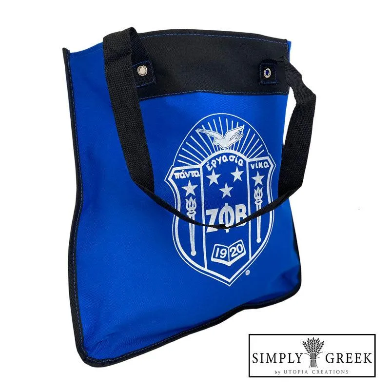 Zeta Phi Beta ZΦB Large Polyester Tote